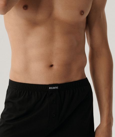 Трусы (2 шт) мужские семейные Atlantic 2BMB-003, черные