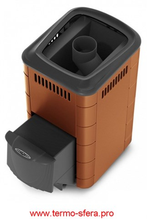 Печь для сауны Тунгуска 2017 Inox ДА терракота