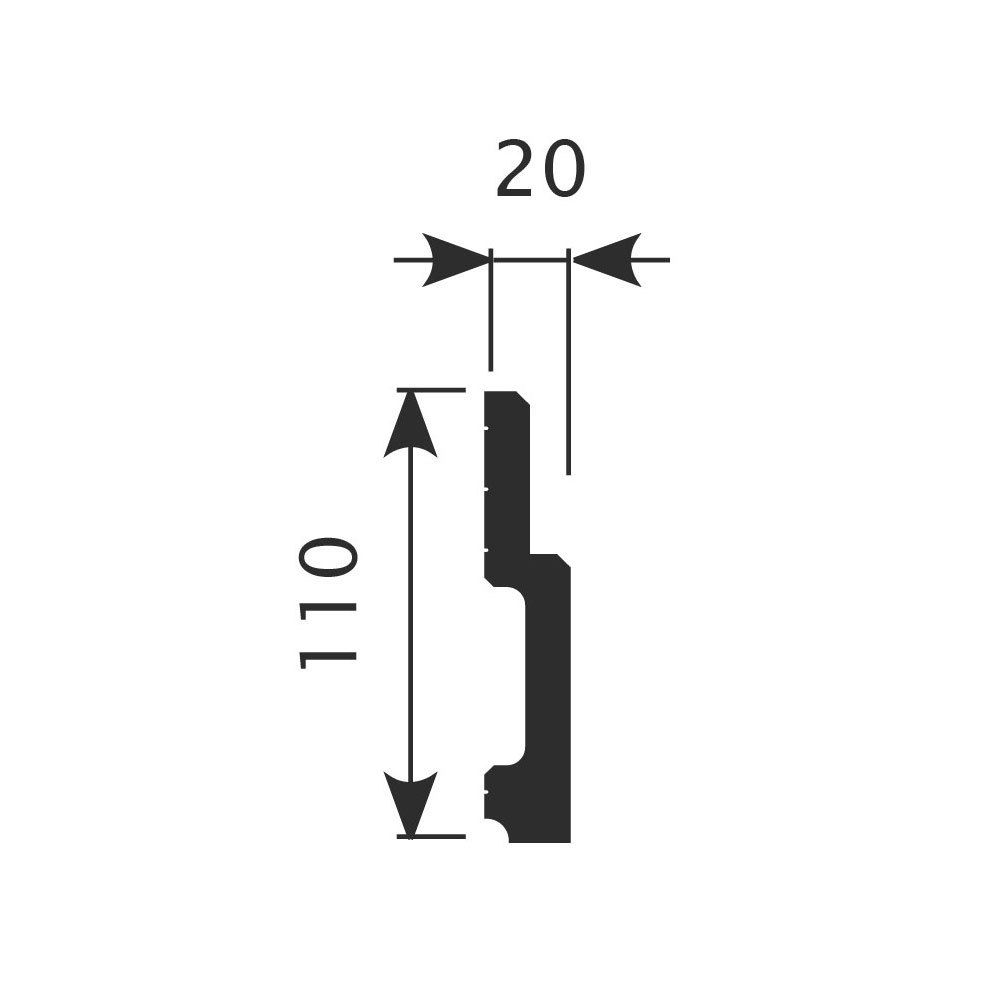 Плинтус PX010