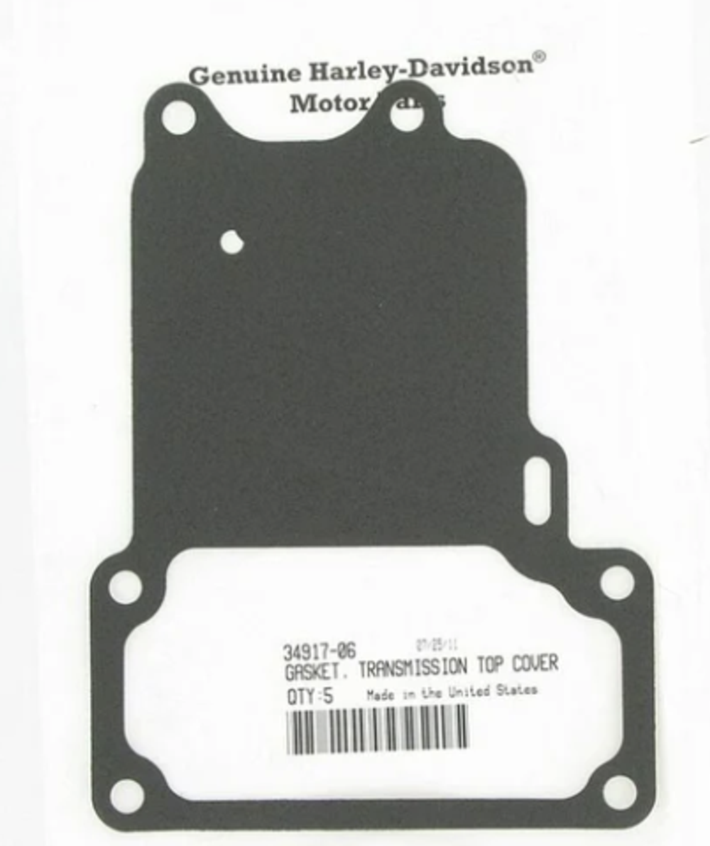 34917-06 Оригинальная прокладка верхней крышки КПП Harley-Davidson®