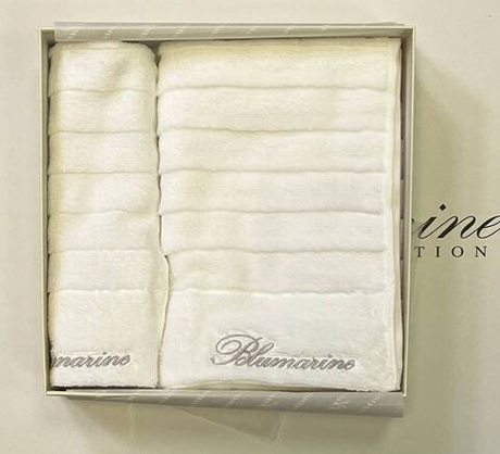 Комплект полотенец 2шт Blumarine Mademoiselle Bianco белый