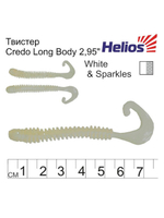 Твистер Helios Credo Long Body 2,95"/7,5 см Star Oil 12шт. (HS-9-042)