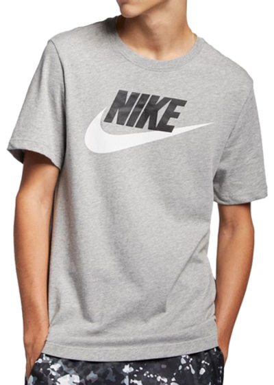 Мужская теннисная футболка Nike Sportswear T-Shirt Icon Futura M - dark marina blue/white