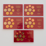 Germany 2003 Proof Coin Sets (A, D, F, G, J)