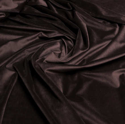 Бархатная ткань Astra/Chocolate/Испания Ш-280 см.