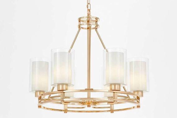 Подвесная люстра Lumina Deco Marietta LDP 8025-6 F.GD+WT