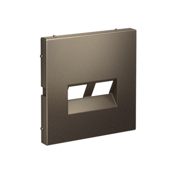 Накладка двойная ArtGallery для информационных функций типа Keystone мокко SE GAL000690