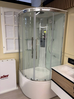 Душевая кабина AvaCan (АваКан) EM5090T с высоким поддоном, 90х90х220