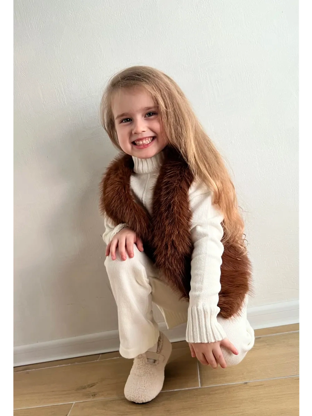 Жилет из искусственного меха