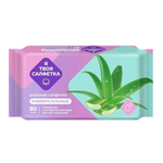 Салфетки влажные «Я твоя салфетка» очищающие универсальные с алоэ вера 80 шт