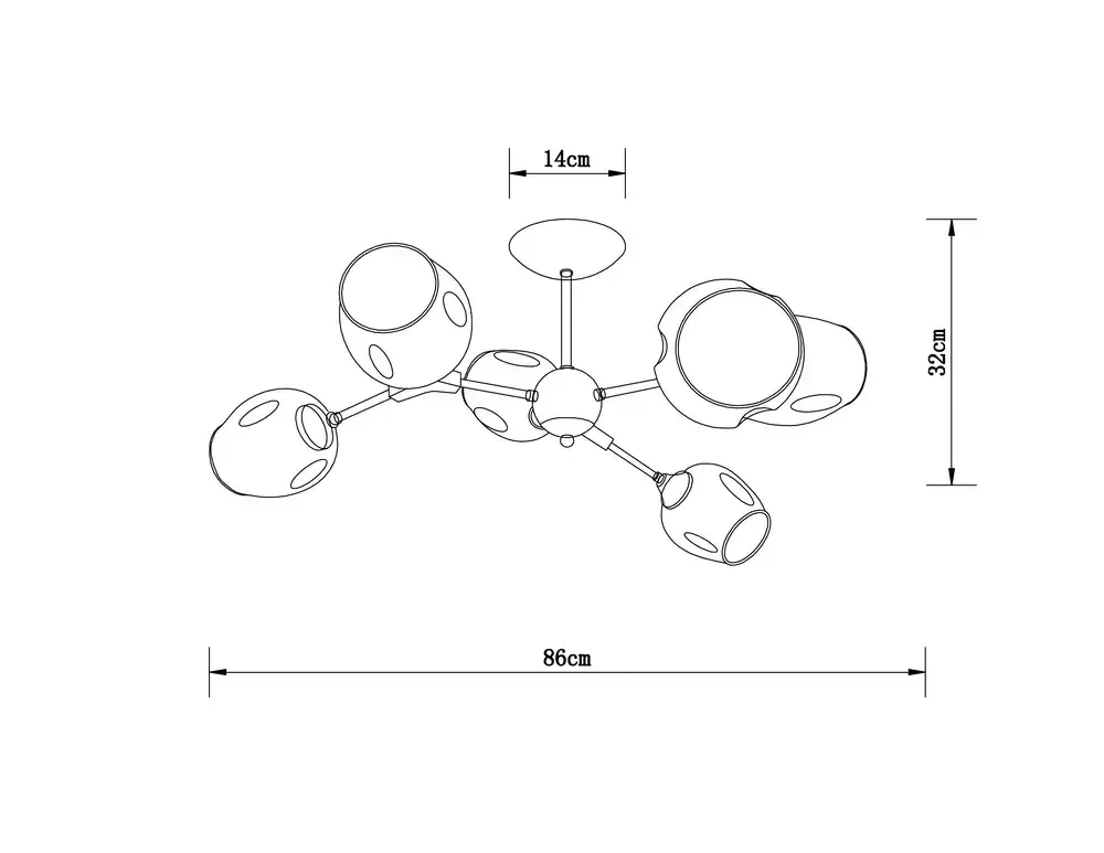 Люстра на штанге Arte Lamp