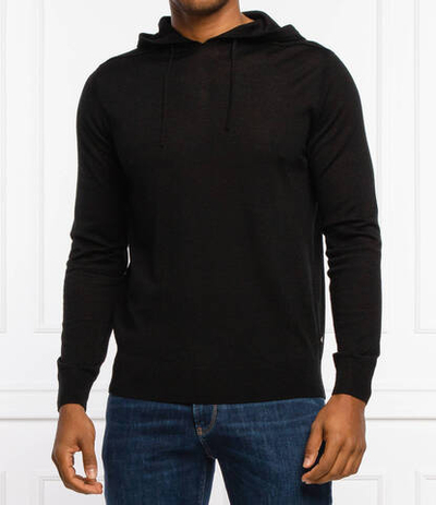 Хлопковый свитер Emporio Armani - черный(8N1MUW 1MJWZ)