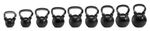 Гиря с резиновым покрытием 4 кг (модель: К-6) VictoryFit VF-KRU040