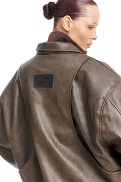 Кожаная куртка URBAN Brown