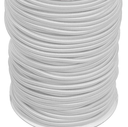 Шнур "Gamma" 3 мм, эластичный, цв. 001 белый
