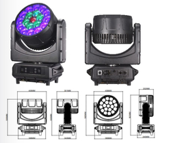 P1940 LED 19х40W Bee Eyes Wash Beam Moving Head
