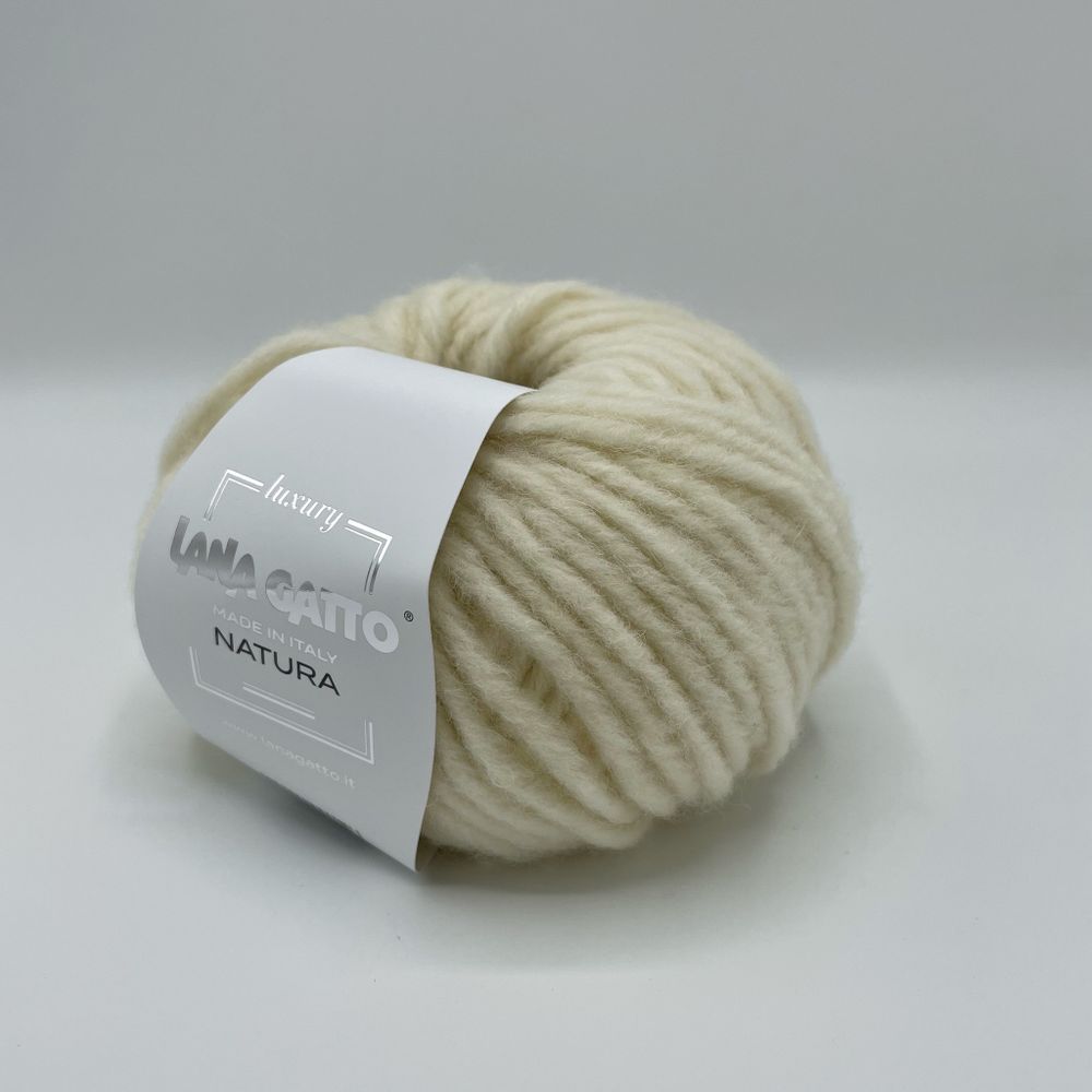 Пряжа Lana Gatto Natura 40% меринос экстрафайн 35% хлопок 25% бэби альпака