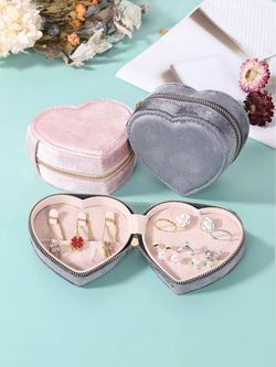 Шкатулка ДЛЯ Украшений Лав Бархат ЛИКВИ!