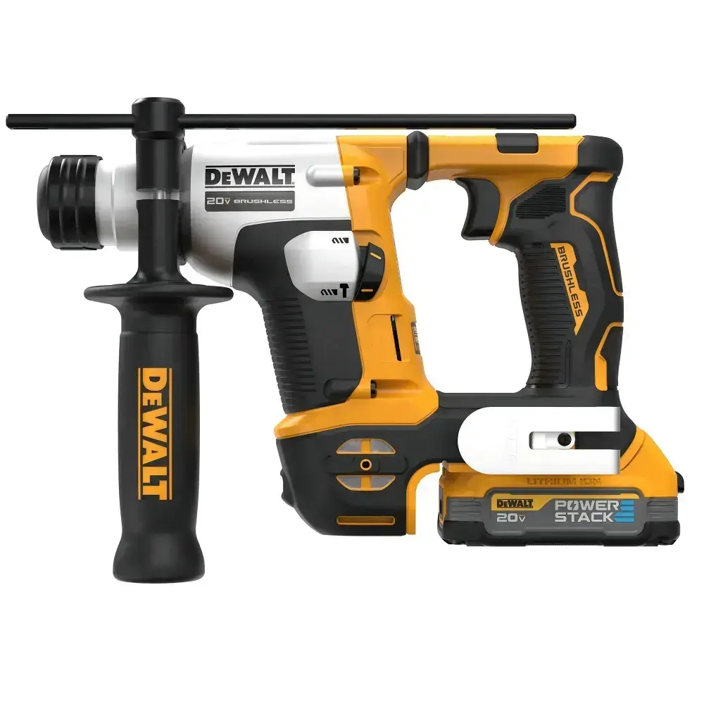 Перфоратор DeWalt DCH172N 20V Max, SDS-Plus, аккумуляторный, бесщеточный, 1.4 Дж,набор электроинструмента
