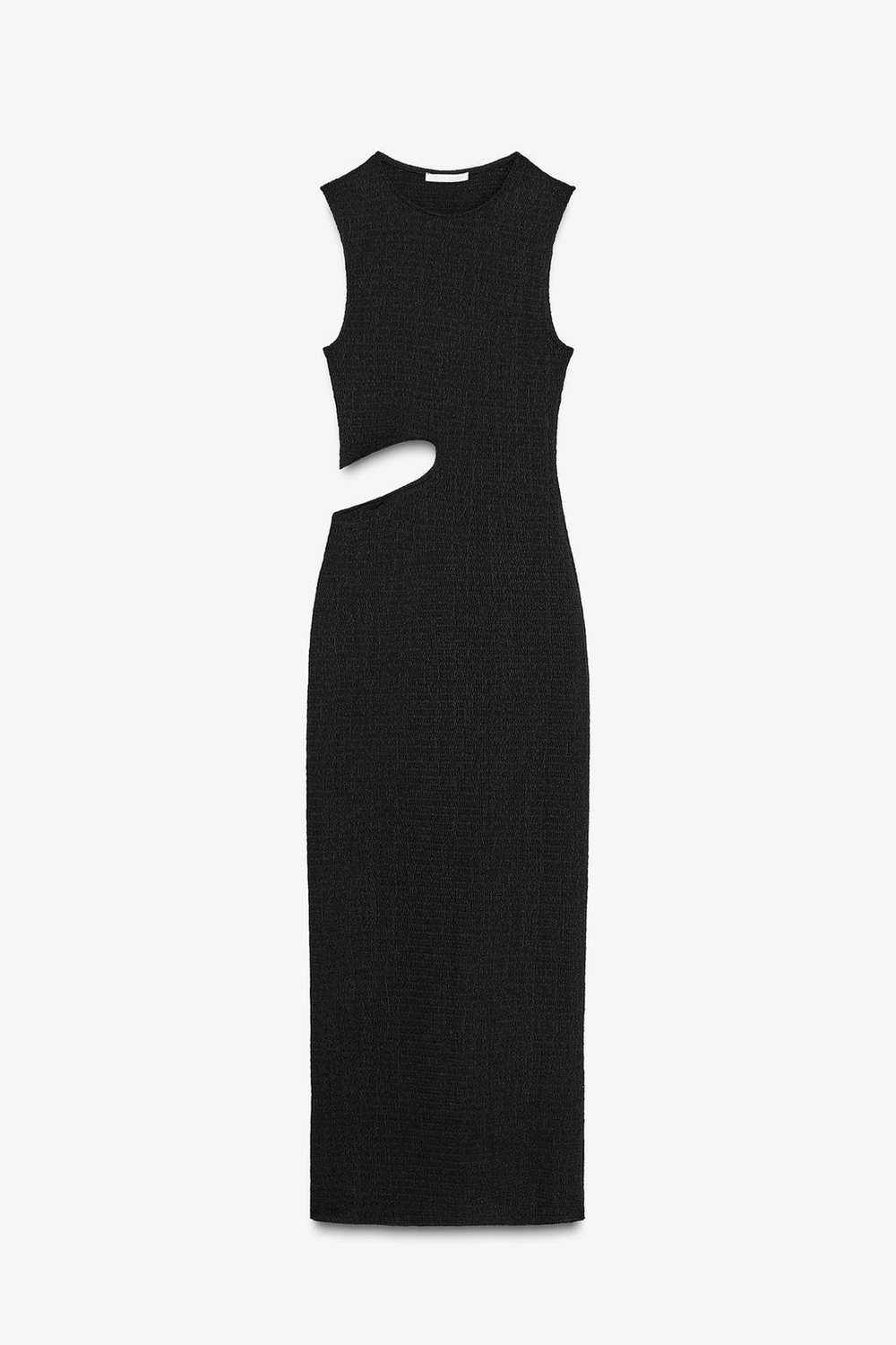 Длинное платье cut out из рельефной ткани
