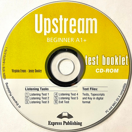 Upstream Beginner A1+. Test Booklet CD-ROM. Аудио CD-ROM к сборнику тестовых заданий и упражнений