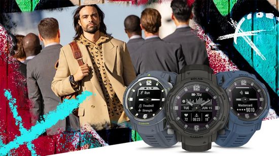 Garmin Instinct Crossover новые гибридные часы