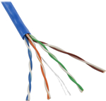 Кабель UTP 4 пары кат.5e <100м>  5bites  <US5505-100A-BL> синий