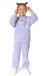 Комплект трикотажный с начесом для девочки 2-8 лет Fleur de Vie