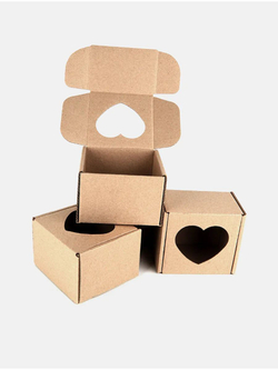 Коробка подарочная картонная 10 шт, 25х25х3