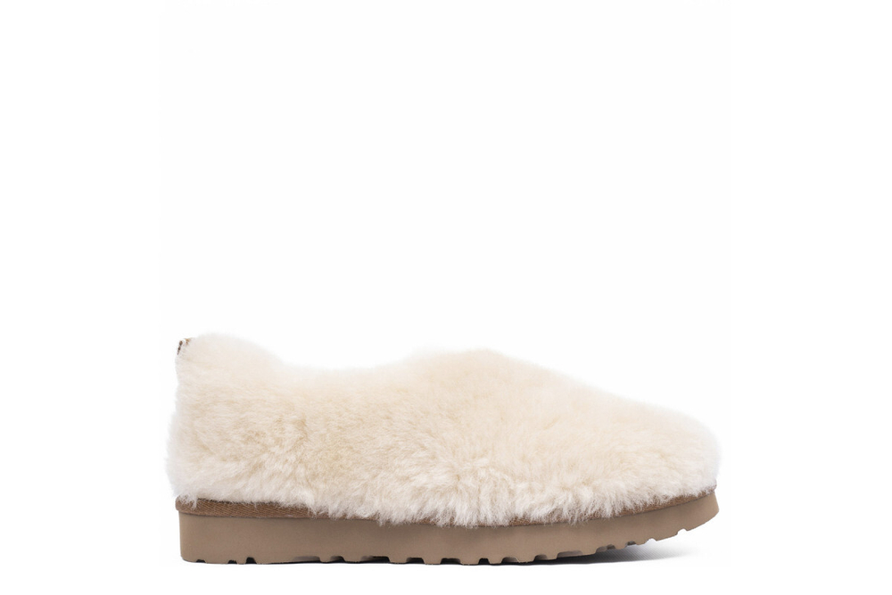 Ugg Hailey Fluff Slippers Natural