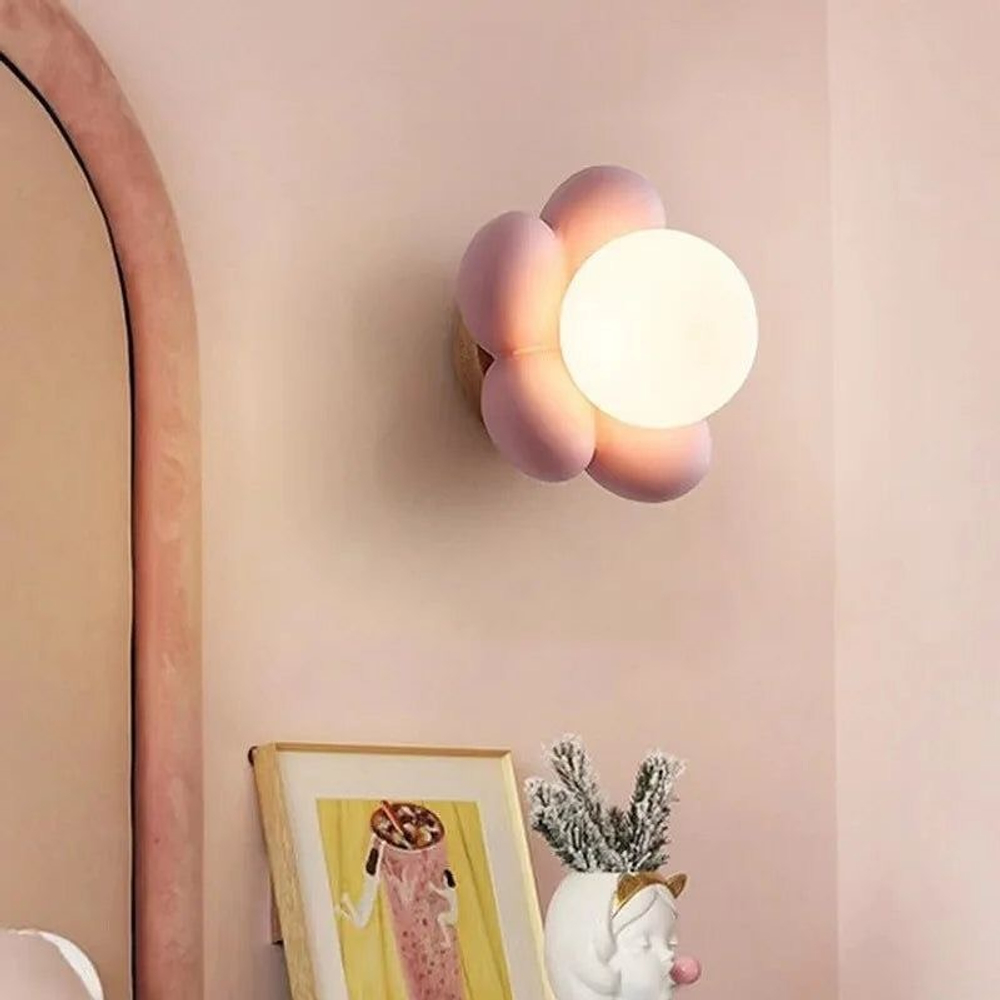 Нежный настенный светильник в виде цветка в двух расцветках 🌸