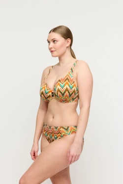 PRIMADONNA Swim Tubou Топ с V-образным вырезом и подкладкой, разноцветный