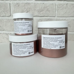 Пигмент медный 10 мкм - 100 гр (металлическая медная пудра) для краски и гальваники