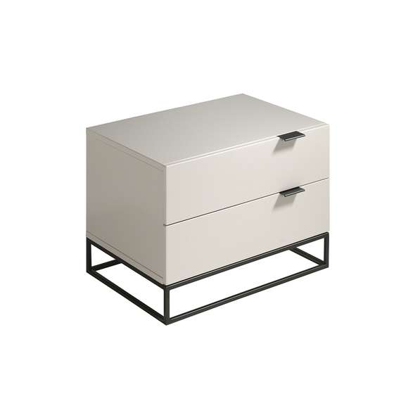 Прикроватная тумбочка Angel Cerda Estetico 7004, жемчужно-серая