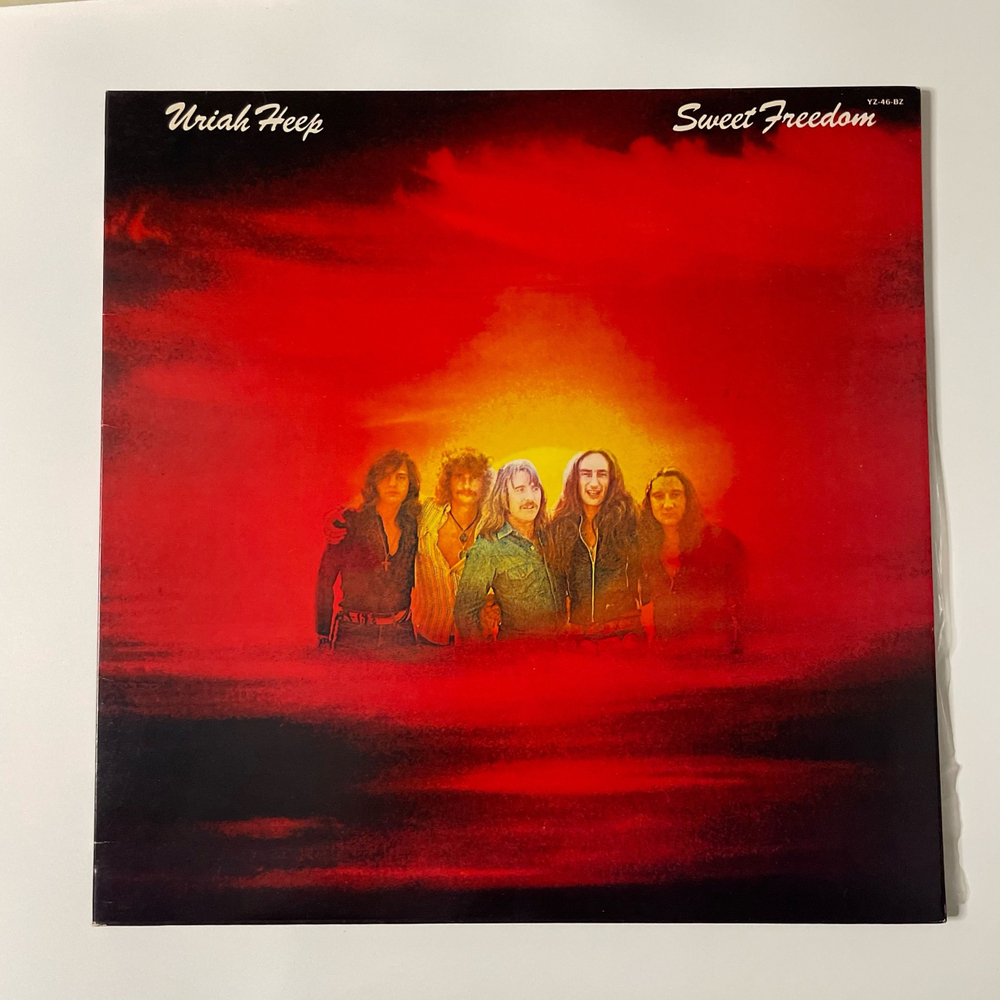 Винтажная виниловая пластинка LP Uriah Heep Sweet Freedom (Япония 1973) (Без Оби)