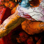 Пазл "Сотворение Адама " от Woodzle - Деревянный пазл, деталей 275, картина известного художника Микеланджело. Детали деревянного пазла разных форм