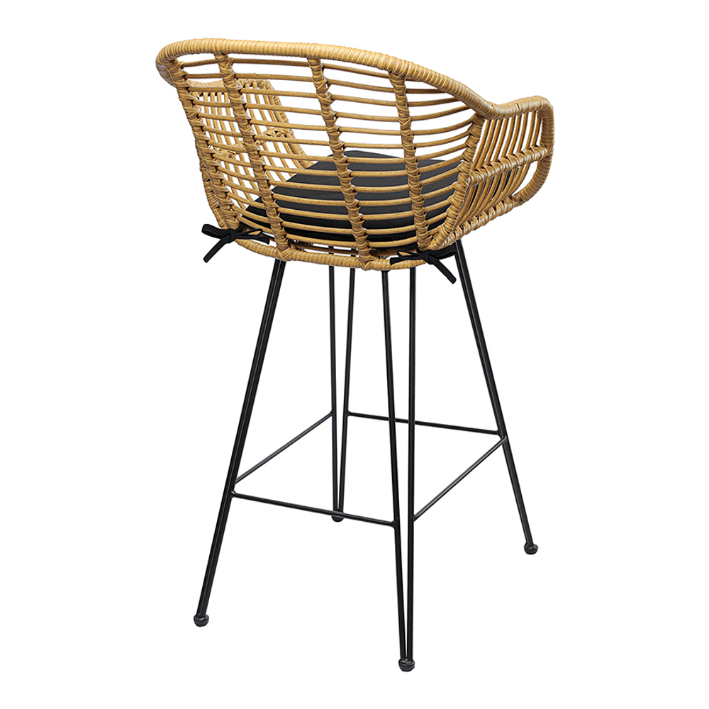 Стул полубарный Vetle Bent, ротанг
