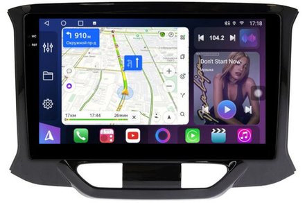 Магнитола для Lada Xray 2015-2022, Xray Cross - FarCar 3110M монитор 9.5" QLED на Android 14, TS18, CarPlay, 4G SIM-слот