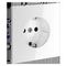 Розетка встраиваемая Voltum S70 с заземлением 16А, (белый глянцевый) VLS040101