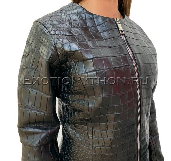 Куртка из кожи крокодила JT-38