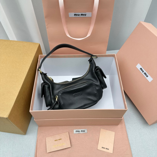 Miu Miu Nappa Leather Pocket Bag 21 cm