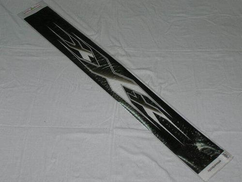 Наклейка лоб. стекла /2101-09/ XXX (110х1300) чер./бел. внутр.прозр.перех. (A-STICKER)