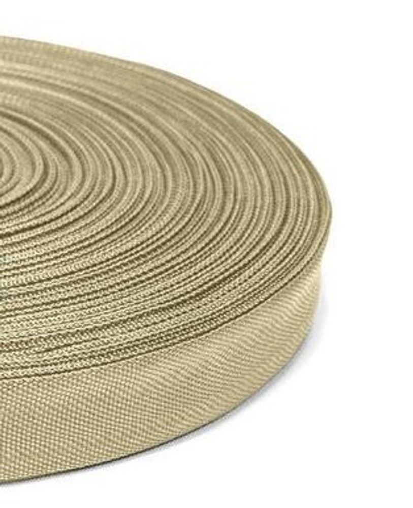 Тесьма окантовочная 450D, ш. 2,2 см, п/э 100%, 2,5 гр/м, бежевый