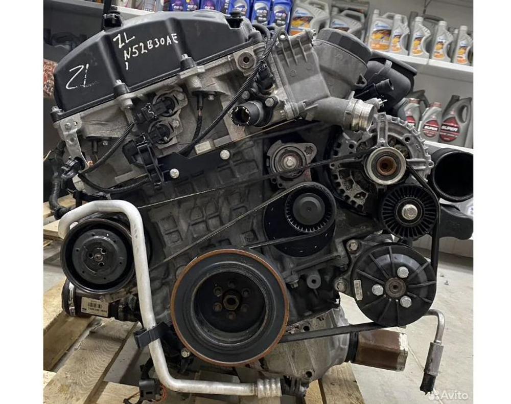 Двигатель BMW N52B30AE с навесным в сборе 4WD