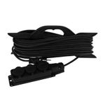 Удлинитель-шнур на рамке КГ 3х1,5, 30м, 3 гнезда, морозостойкий, с/з, 16А, 3500Вт, IP44 (Сделано в Р