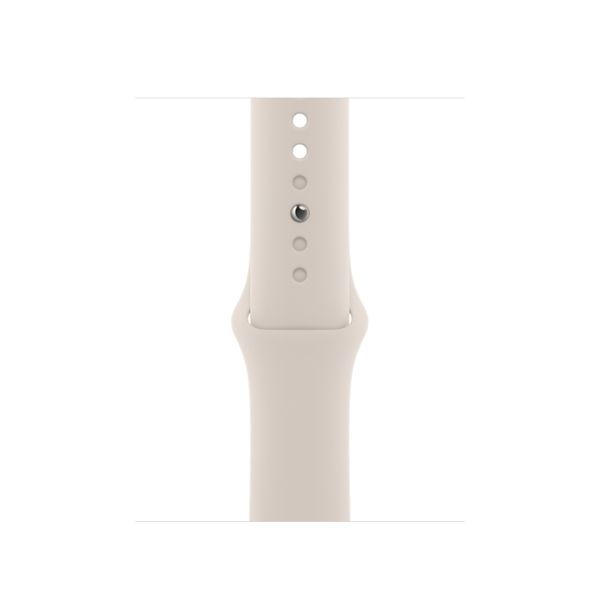 Умные часы Apple Watch Series 7 GPS + Cellular 41mm Silver Stainless Steel Case with Starlight Sport Band (MKHE3)