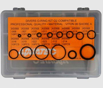 Набор витоновых Oxygen о-рингов Aquatec (100 шт в боксе)