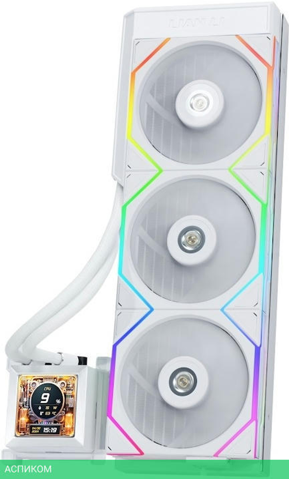 Система жидкостного охлаждения для процессора Lian Li HydroShift LCD 360S White (G89.GHSLCD36SW.00)