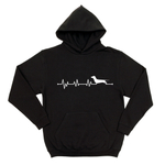 Толстовка  "Такса - сердечный ритм "