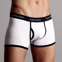 Мужские трусы боксеры Calvin Klein 365 White Black
